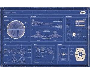 Star Wars Pyramid International Maxi poster Motif flotte impériale Multicolore 61 x 91,5 cm