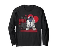 Star Wars R2-D2 I'm The Droid You're Looking for Valentine's Manche Longue