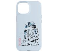 Star Wars R2-D2 Japan Sumi-e Ink Wash Painting Style Coque pour iPhone 15
