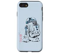 Star Wars R2-D2 Japan Sumi-e Ink Wash Painting Style Coque pour iPhone SE (2020) / 7 / 8