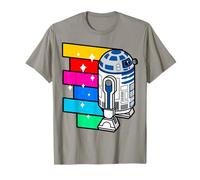 Star Wars R2-D2 Rainbow Roll Cartoon Graphic T-Shirt C2