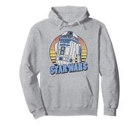 Star Wars R2-D2 Retro Sun Cartoon Portrait Sweat à Capuche