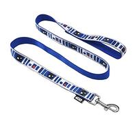 Star Wars R2D2 Droid Laisse pour Chien de 1,8 m | Laisse pour Chien de 1,8 m Qui se Fixe Facilement à n'importe Quel Collier ou Harnais de Chien | Laisse en Nylon Bleu Star Wars R2D2 de 182,9 cm pour