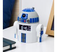 Réveil R2D2 - Officiellement licencié, avec Sons R2D2, Décor Parfait pour Fans de Star Wars, Fonctionne à USB