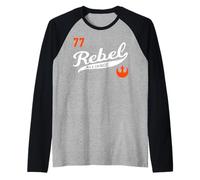 Star Wars Rebel Alliance 77 Classic Resistance Logo Baseball Manche Raglan