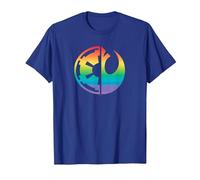 Star Wars Rebel Alliance and Galactic Empire Pride T-Shirt, Homme, Bleu Royal, 3XL