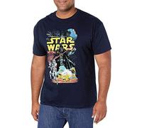STAR WARS T- Shirt Graphique Classique Rebel Chemise, Bleu Marine, 3XL Homme