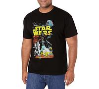 Star Wars - Rebel Classic Men's Crew Neck T-Shirt Black 3XL