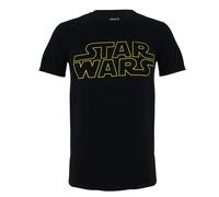 Star Wars Basic Logo T-Shirt, Noir, L Homme