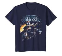 Star Wars Republic Commando Video Game T-Shirt, Enfant, Bleu Marine, 4 Ans