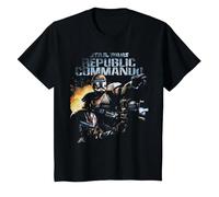 Star Wars Republic Commando Video Game T-Shirt, Enfant, Noir, 3 Ans