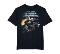 Star Wars Republic Commando Video Game T-Shirt, Homme Grandes Tailles, Noir, 6X Tall
