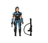 Star Wars Retro Collection Cara Dune Jouet à échelle de 9,5 cm - Figurine mandalorienne avec Accessoires, Jouets pour Enfants à partir de 4 Ans - Bleu