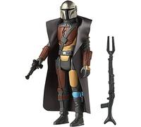 Star Wars Retro Collection Le Mandalorien Jouet 9,5 cm Figurine d'action à Collectionner avec Accessoires pour Enfants à partir de 4 Ans