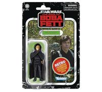 STAR WARS Retro Collection Luke Skywalker (Jedi Academy), The Book of Boba Fett Figurines de collection de 9,4 cm, à partir de 4 ans
