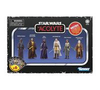 Star Wars Retro Collection, The Acolyte, Multipack de 6 Figurines, échelle 9,5 cm