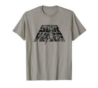 Star Wars Retro Poster Logo Mashup Light T-Shirt