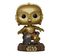 Funko Pop! Star Wars: RotJ 40th - C-3PO - C3P0 in Chair- Figurine en Vinyle à Collectionner - Idée de Cadeau - Produits Officiels - Jouets pour Les Enfants et Adultes - Movies Fans