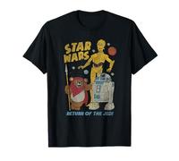 Star Wars Return of The Jedi Droids & Ewok Vintage Comic T-Shirt