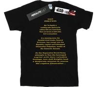 Star Wars - "Revenge Of The Sith Opening Crawl" T-shirt pour homme BI46527 (4XL) (Noir)