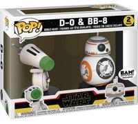 Star Wars Rise Of Skywalker - Pack 2 Figurines Pop! Bobble Head D-O & Bb-8 9 Cm