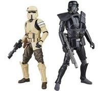 Hasbro Pack de 2 figurines Star Wars Rogue One Black Series Shoretrooper et Death Trooper 15 cm