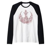 Star Wars Rose Rebel Emblem Manche Raglan
