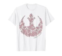 Star Wars Rose Rebel Emblem T-Shirt