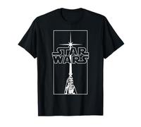 Star Wars Saber Logo White T-Shirt