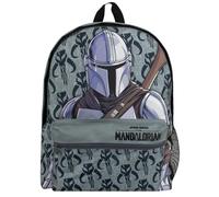 Star Wars Sac A Dos Sac à Dos Enfant Mandalorian | Sac Scolaire Garçon | Sac école Garçon | One Size Gris