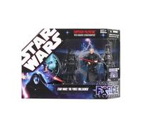 Star Wars Saga 2008 The Force Unleashed Exclusive Commemorative Collection Emperor Palpatine with Shadow Stormtroopers