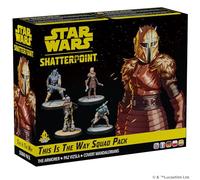 Star Wars Shatterpoint This is The Way Squad Pack - Jeu de Figurines de Table, Jeu de stratégie pour Enfants et Adultes, à partir de 14 Ans, 2 Joueurs, 90 Minutes de Lecture, fabriqué par Atomic Mass