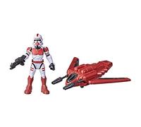 Star Wars Shock Trooper Secure The City Figurine et véhicule de quipement de Mission à l'échelle de 6,3 cm pour Enfants à partir de 4 Ans