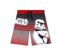 Star Wars Short De Bain Garçon, Maillot de Bain Garçon, Costume Stormtrooper, Rouge 12-13 Ans