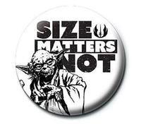 Star Wars - Size Matters Not - Button Badge 25mm