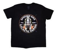 Star Wars Speeder Bike Galactic Empire Autorisé T-shirt Hommes