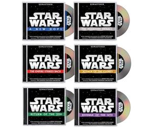 Star Wars - Star Wars - Complete Classic and Prequels Remastered Original Motion Picture Soundtracks CD Collection: A New Hope / Empire Strikes Back / Return Of The Jedi / The Phantom Menace / Attack Of The