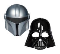 Star Wars, masques de Dark Vador et du Mandalorien, jouets