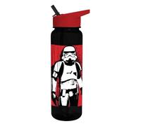 Star Wars Stormtrooper Gourde en plastique - Amusante, pratique et légère réutilisable avec motif Stormtrooper classique, idéale pour les fans de Star Wars et pratique pour une utilisation quotidienne