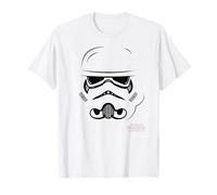 Star Wars Stormtrooper Helmet Lines T-Shirt