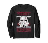 Star Wars Stormtrooper Ugly Noël Sweater Manche Longue