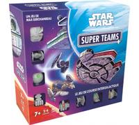 Asmodee - Star Wars Super Teams - Jeu de société de Courses de vaisseaux spatiaux pour 2 à 4 Joueurs âgés de 7 Ans et Plus, Jeu de Cartes avec Figurines, 30 Minutes, Version française