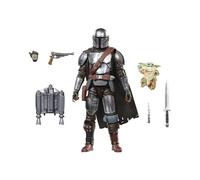 Star Wars The Black Series Figurine de collection Deluxe Le Mandalorien et Grogu 15 cm