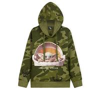 Star Wars Sweat À Capuche Enfant De Baby Yoda, Sweatshirt Coton Officiel De La Série The Mandalorian, Veste Enfant Garçon, Fille, Ado 7-15 Ans (Vert, 13-14 Ans)