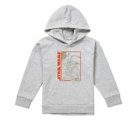 Star Wars - Sweat à capuche motif Dark Vador motif/style contour - (TV25600)