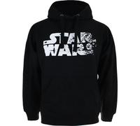 Star Wars - Sweat à capuche "Rebel" pour homme TV614 (XXL) (Noir/Blanc)
