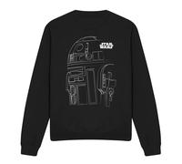 Star Wars - Sweat motif R2-D2 motif/style contour - Adulte (TV28915)