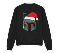 Star Wars - Sweat Noël motif Boba Fett motif/style Bonnet de Père Noël (TV26352)