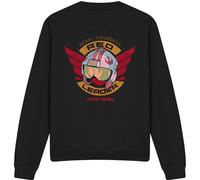 Star Wars - Sweat-shirt "Red Leader" pour homme/femme unie TV4076 (XL) (Noir)