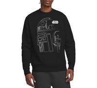 Star Wars Sweat-Shirt Unisexe Star Wars R2d2 Outline, Noir, L